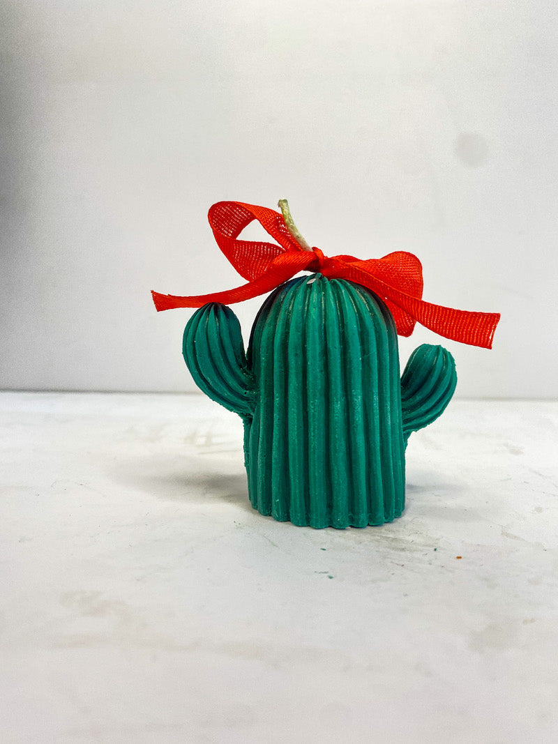 Green Cactus Cutie Soy Wax Candles (Set of 2)