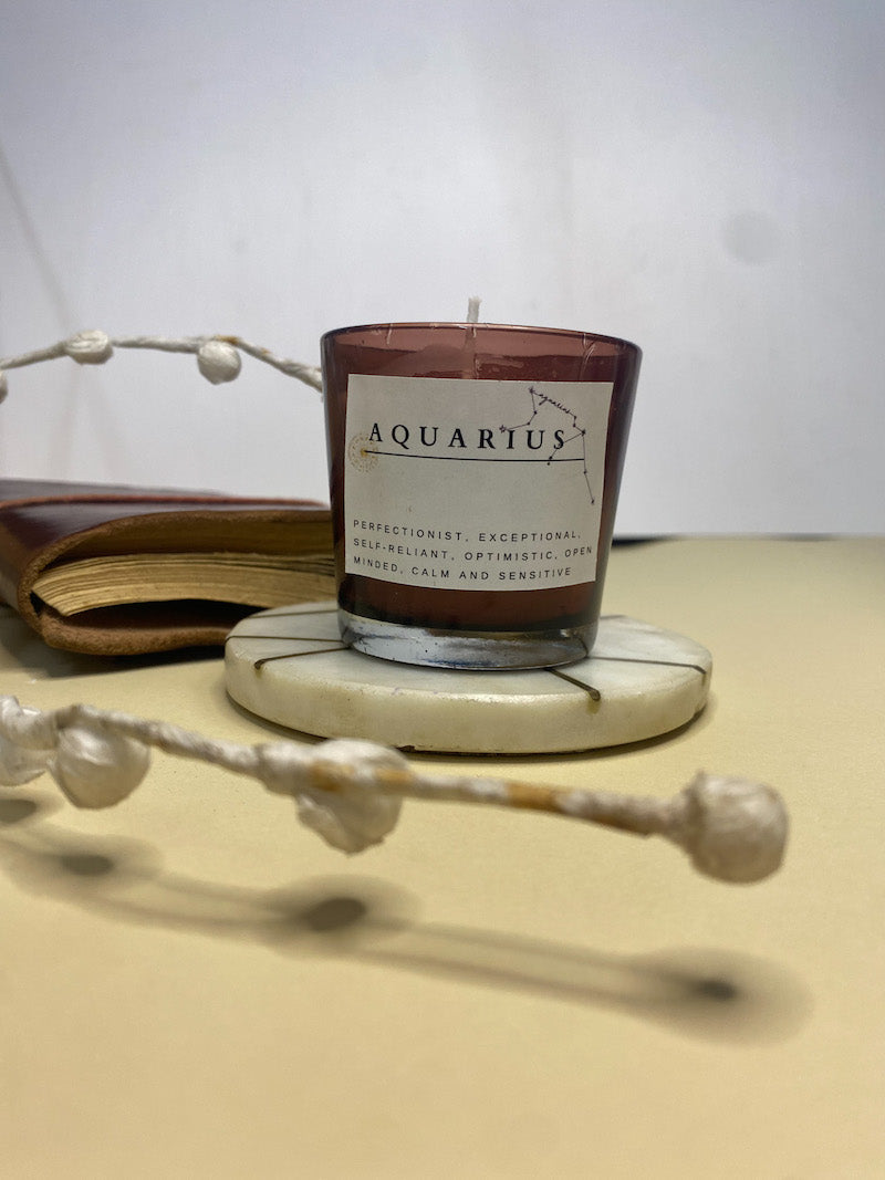 Zodiac Scented Jar Candle