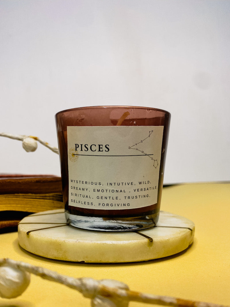 Zodiac Scented Jar Candle