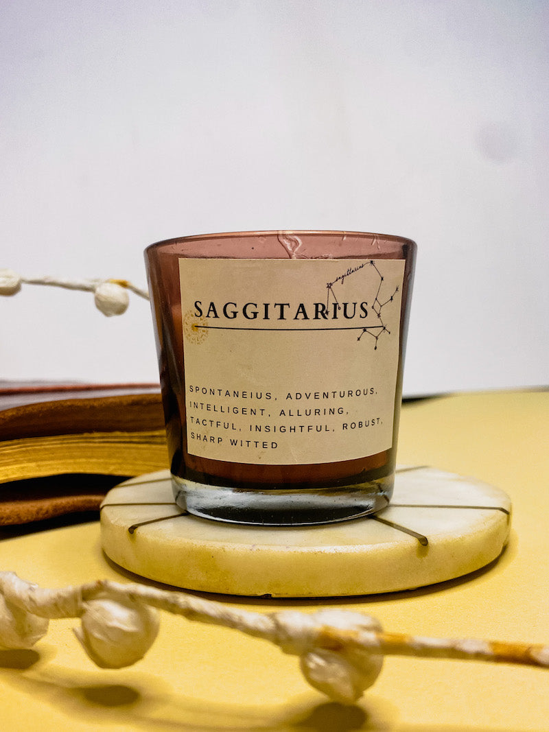 Zodiac Scented Jar Candle
