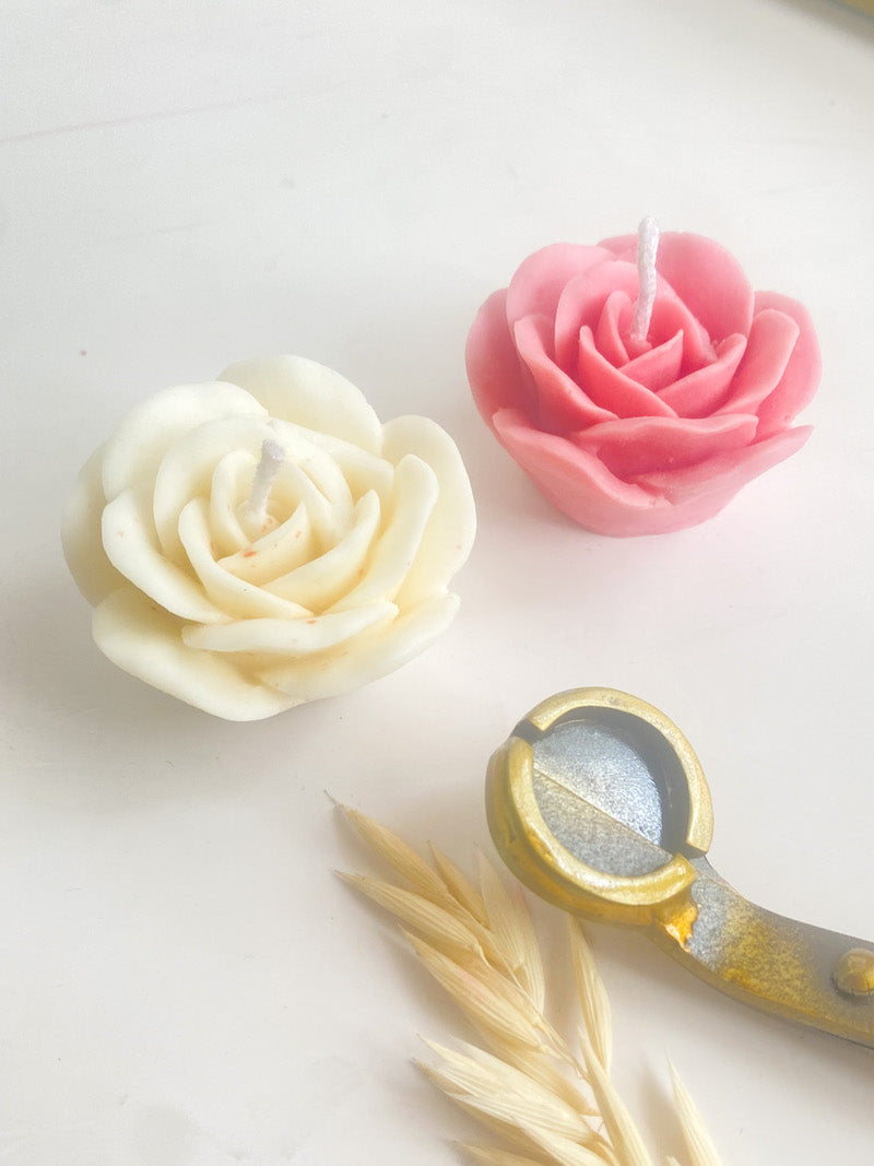 Rose Shaped Soy Wax Candle