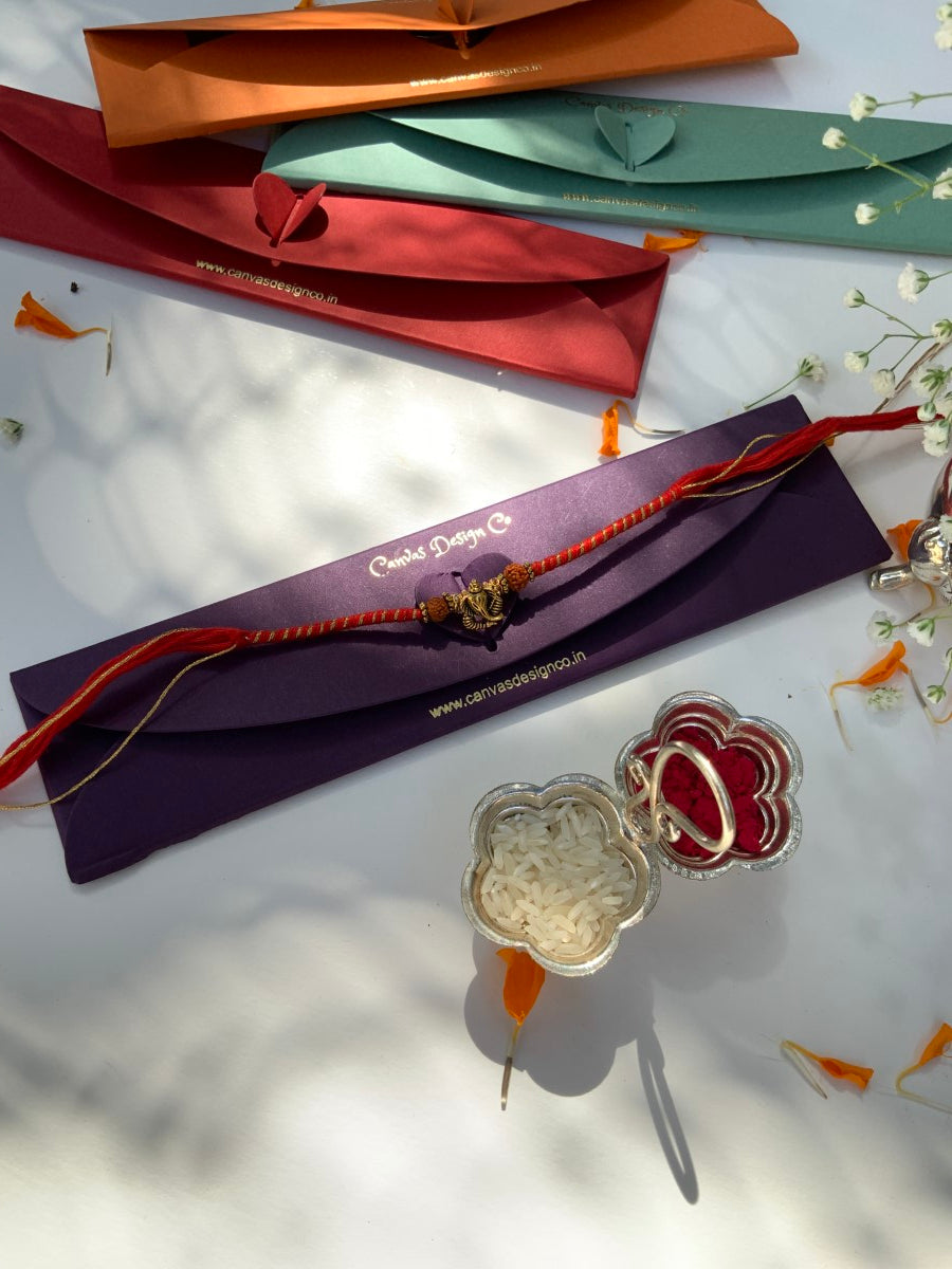 Ganesha with Rudraksh Rakhi
