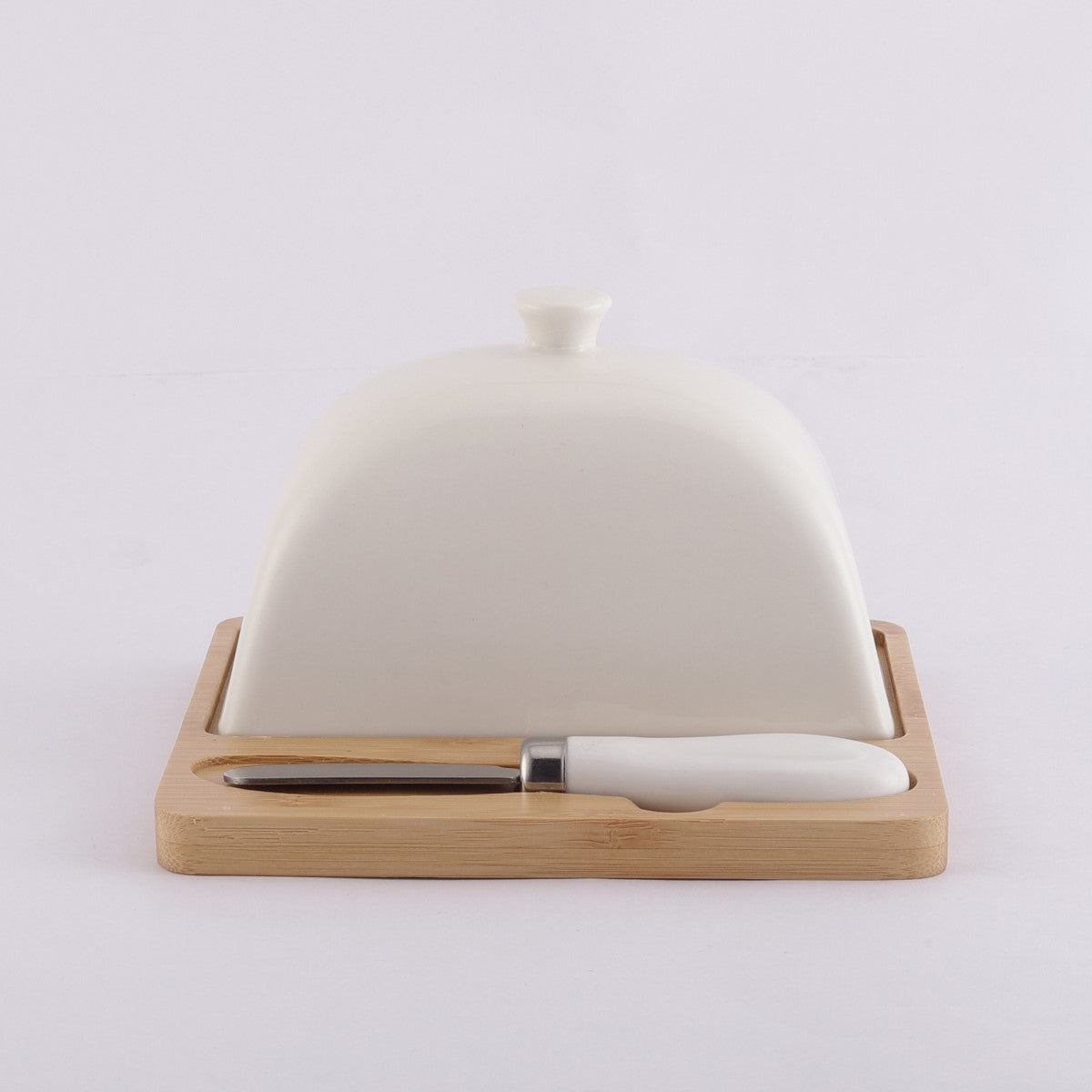 Nordic Style Butter Box with Cover, Base & Knife