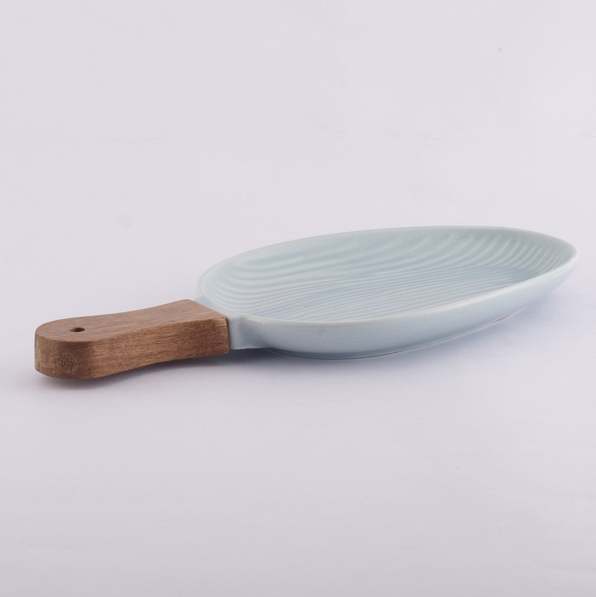 Shovel Ceramic Serving Platter with Handle