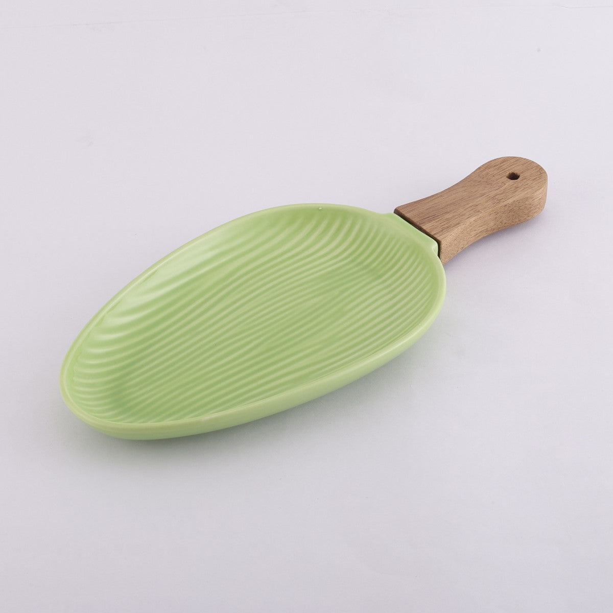Shovel Ceramic Serving Platter with Handle