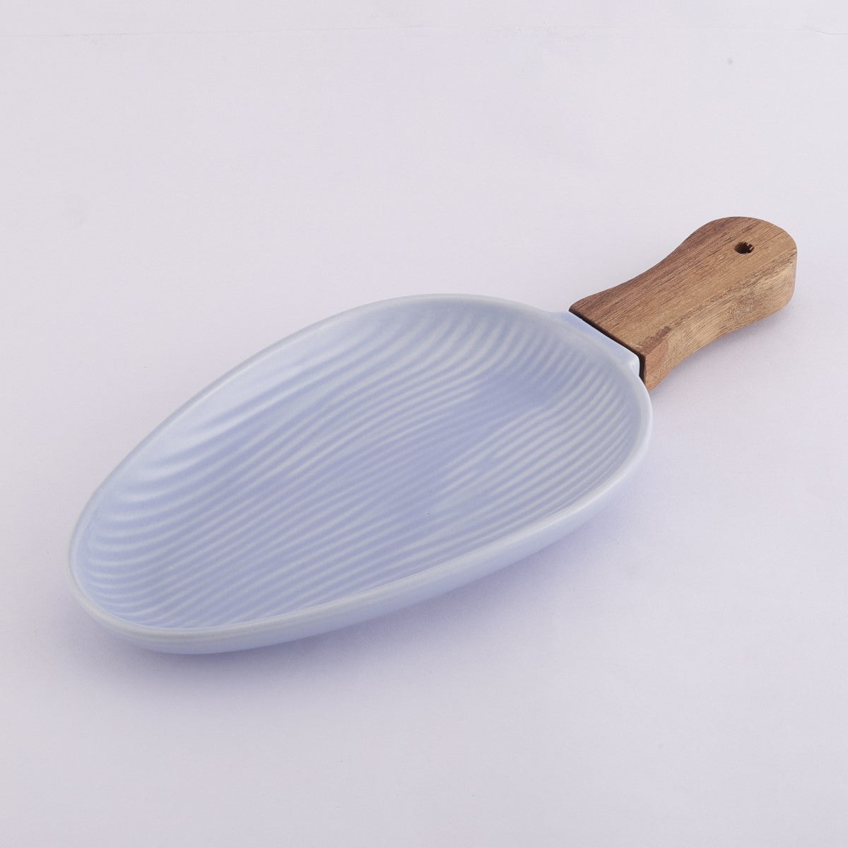 Shovel Ceramic Serving Platter with Handle