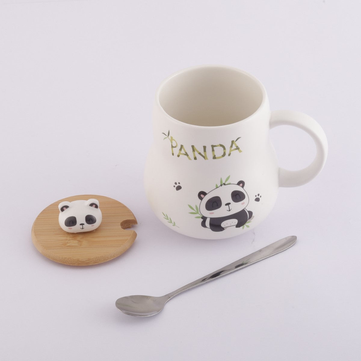 Panda Mug with Spoon