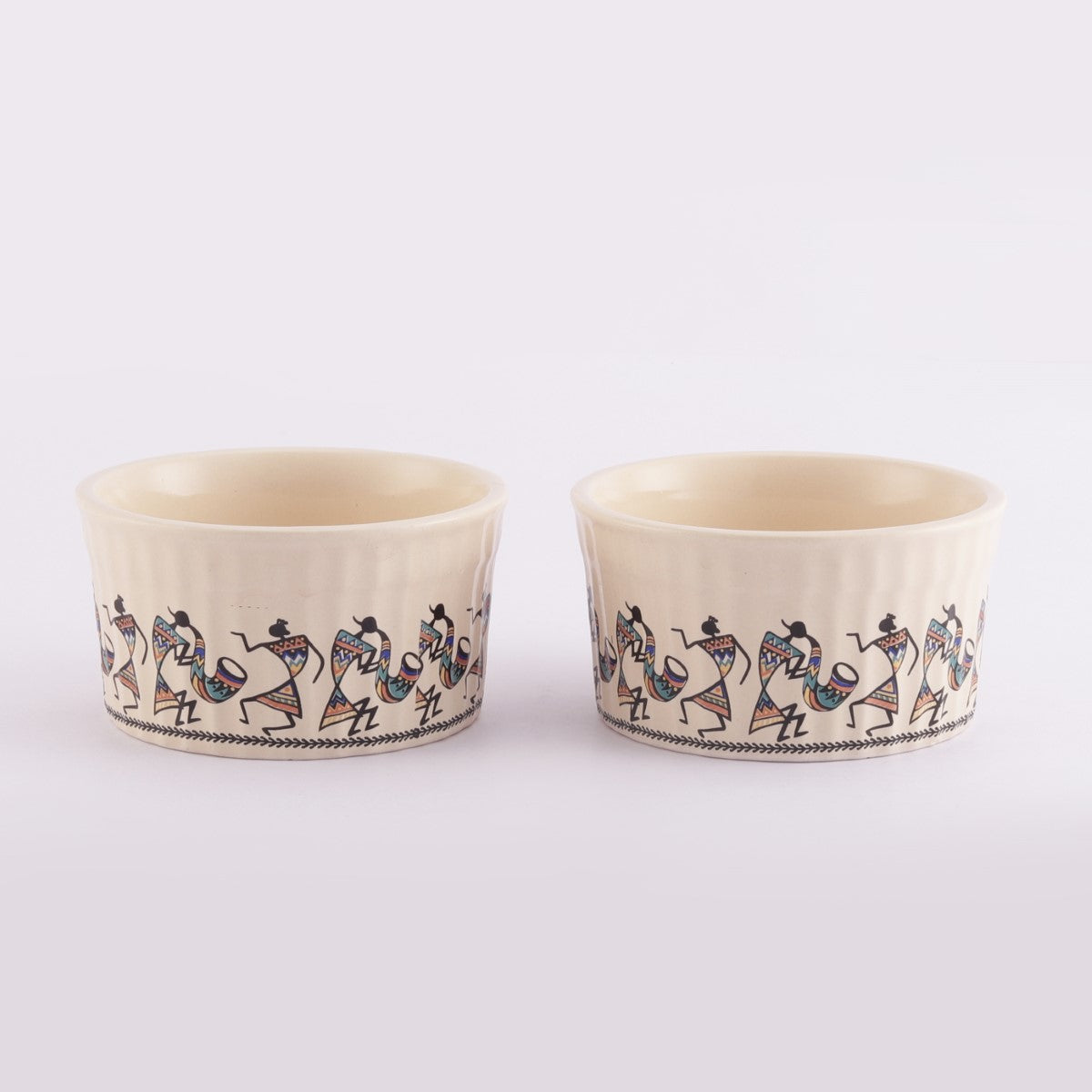 Tribal Art Bowls (Set of 2)