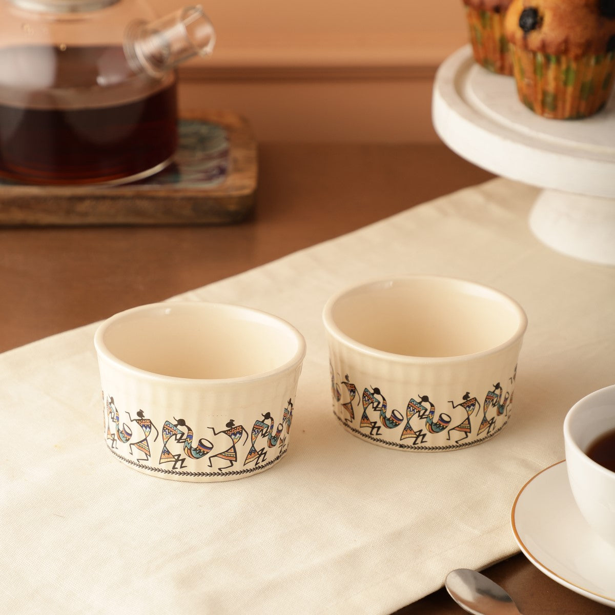 Tribal Art Bowls (Set of 2)