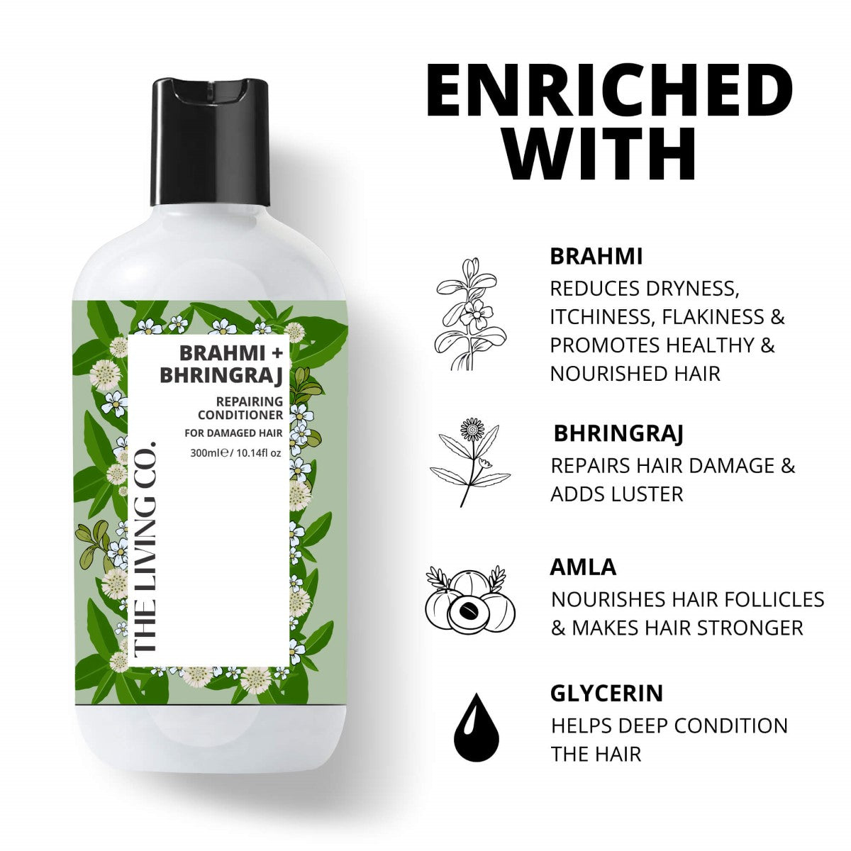 Repairing Conditioner With Brahmi + Bhringraj