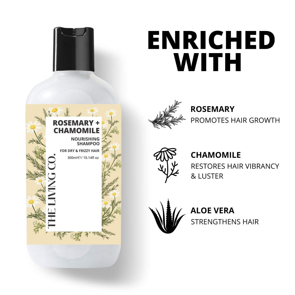 Nourishing Shampoo With Rosemary + Chamomile