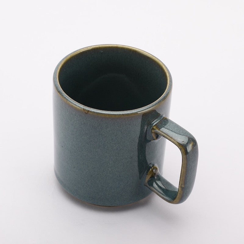 Metallic Blue Royal Coffee Mugs (Set of 2)