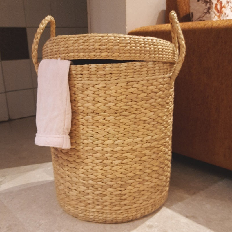 Handwoven Straw Country Style Laundry Storage (Big)