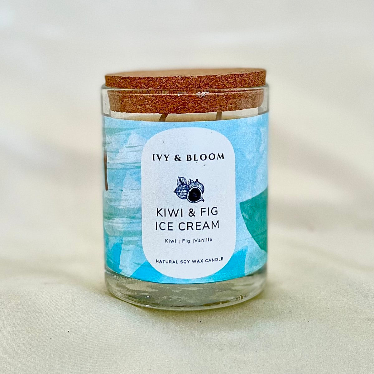 Kiwi & Fig Ice Cream | Kiwi, Fig & Vanilla Scented Soy Candle