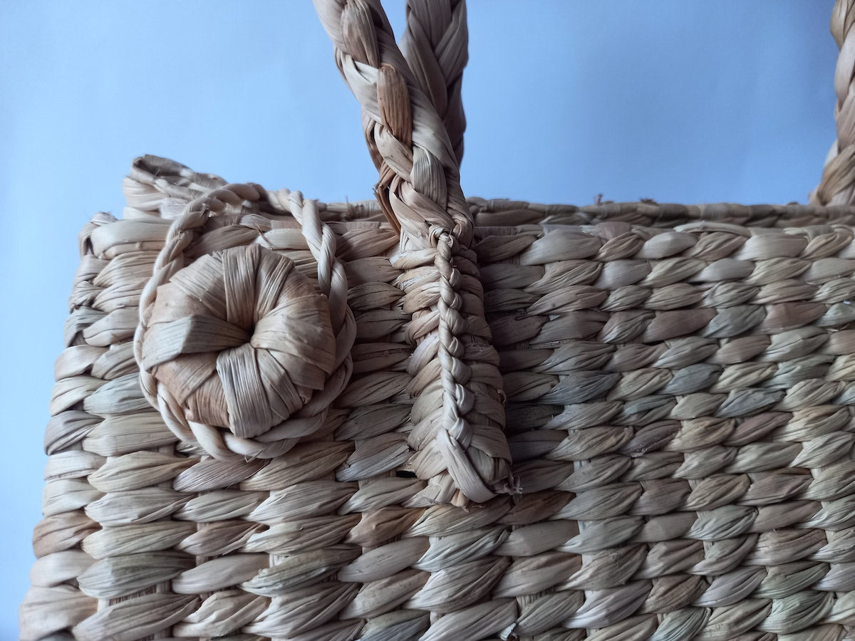 Handwoven Kauna Bag with Sling & Twin Locks