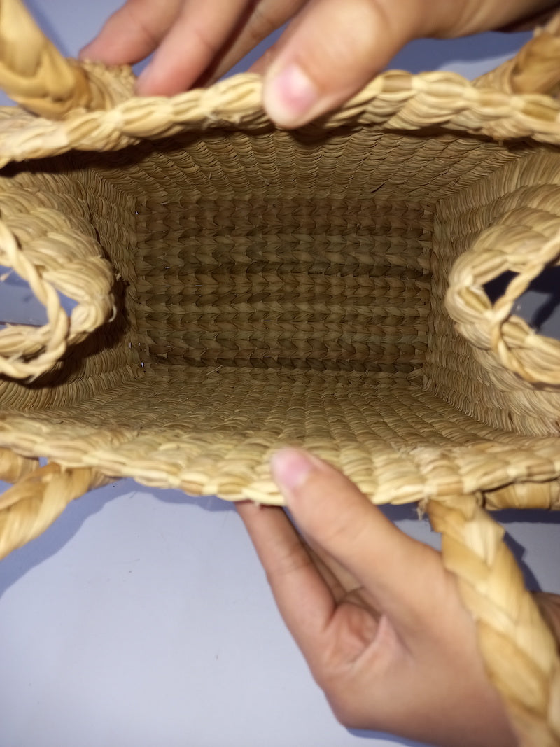 Handwoven Kauna Bag with Sling & Twin Locks