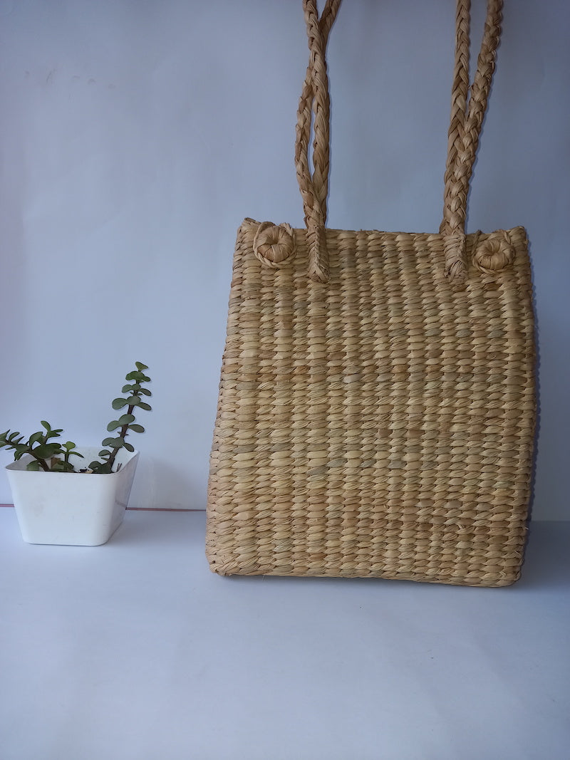 Handwoven Kauna Bag with Sling & Twin Locks