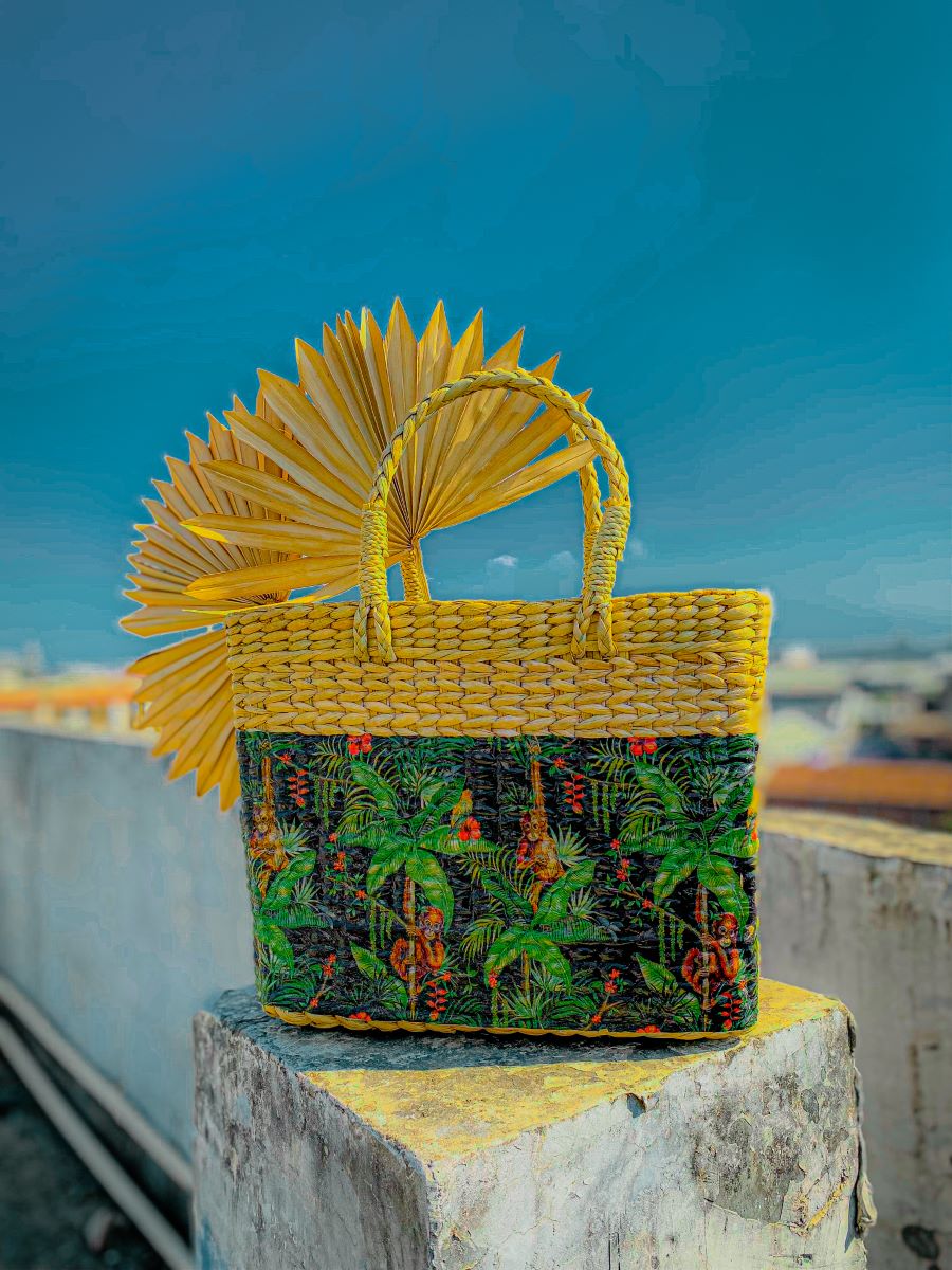 Kouna Marketing Bag With Jungle Print