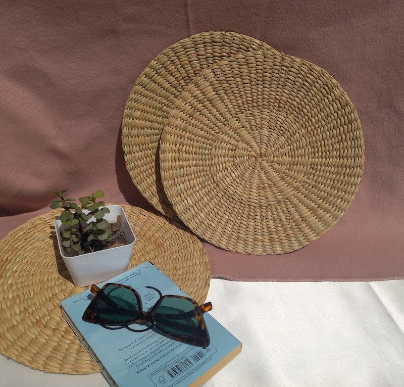 Round Kauna Grass Table Mats