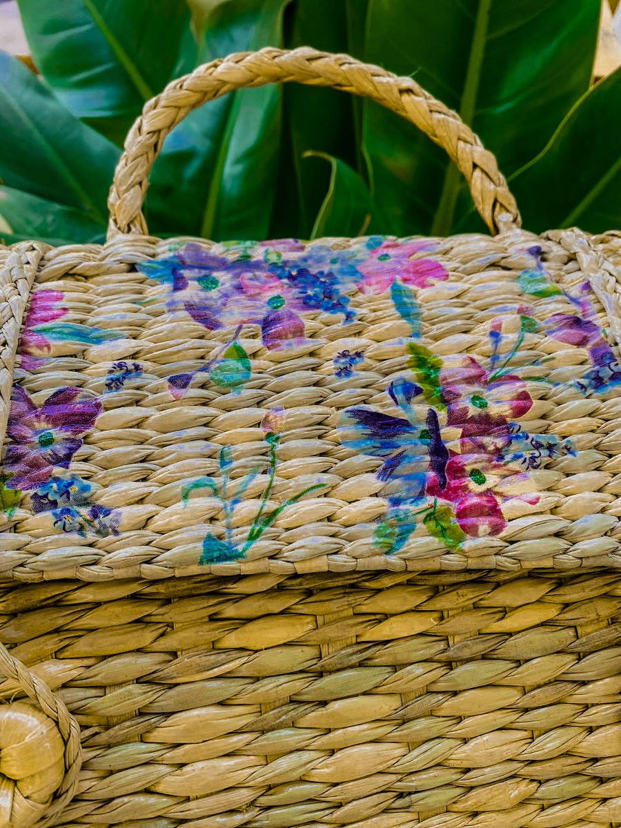 Small Kouna Tote Bag With Floral Print