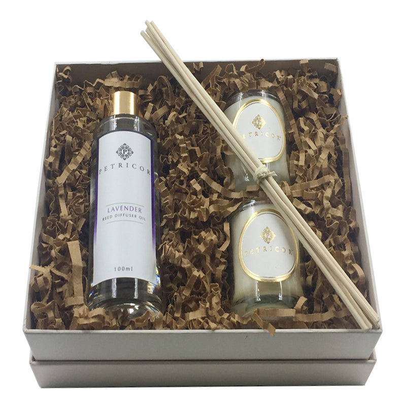 Lavender Diffuser & Candles Gift Set (Classic Collection)