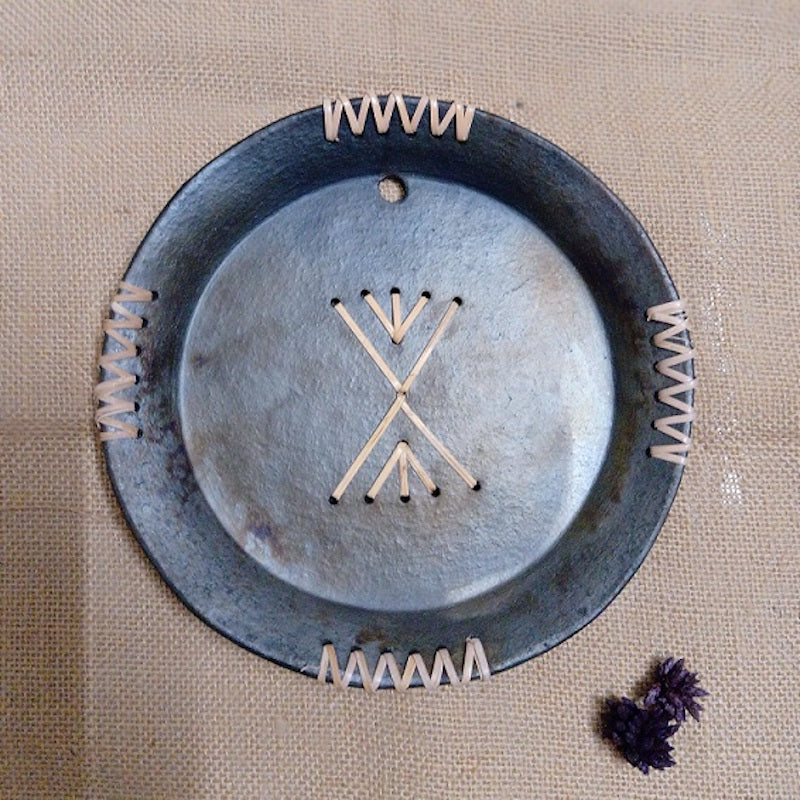 Longpi Black Pottery Round Wall Plate