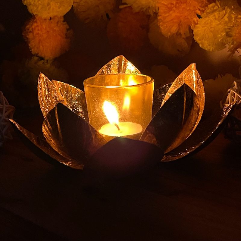 Lotus Flower Tealight  Holder