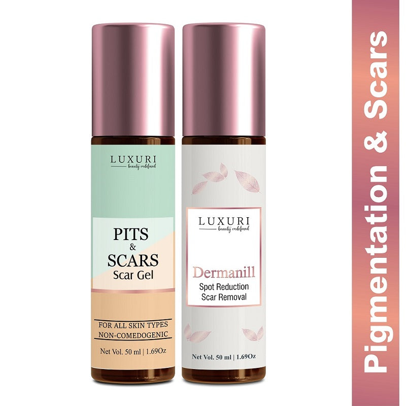Advanced Scar Care For Deep Scars, Pits & Surgery Scars Combo Pack