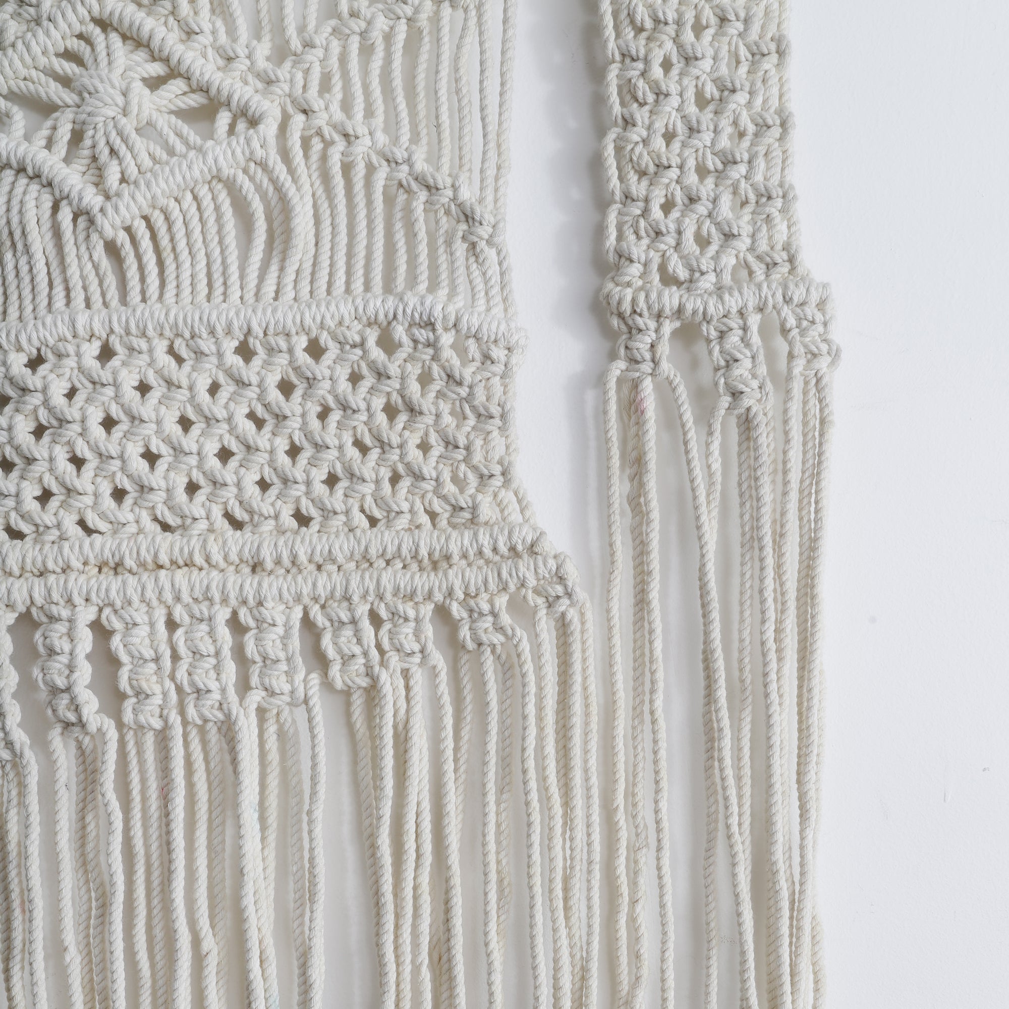 Handcrafted Bohemian Macrame Tapestry
