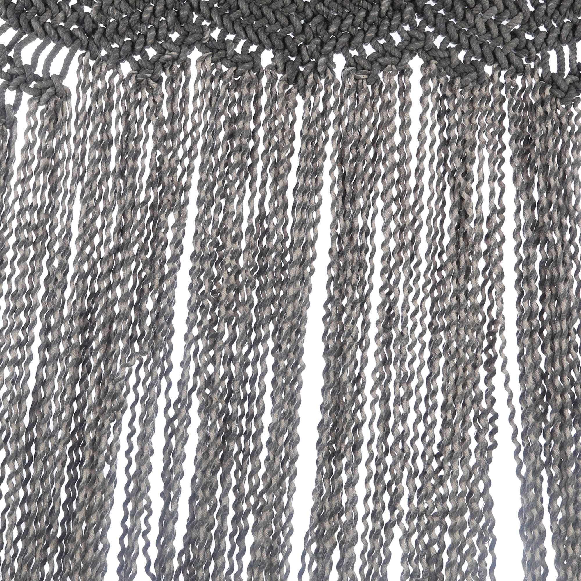 Grey Bohemian Macrame Wall Hanging