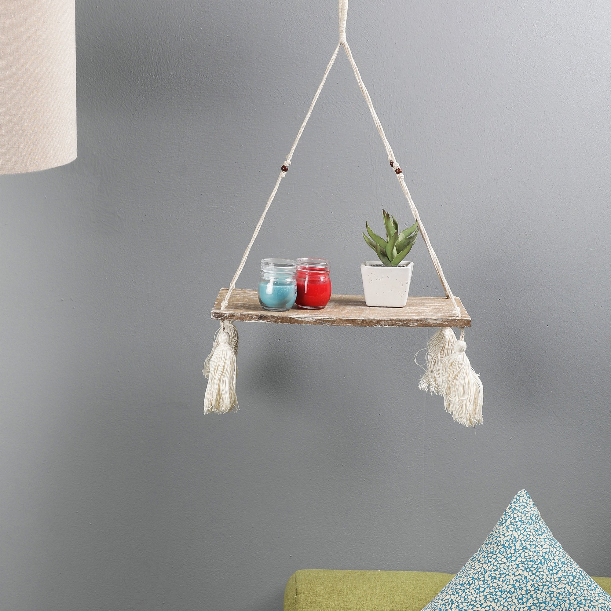 Macrame Hanging Shelf / Plant Holder