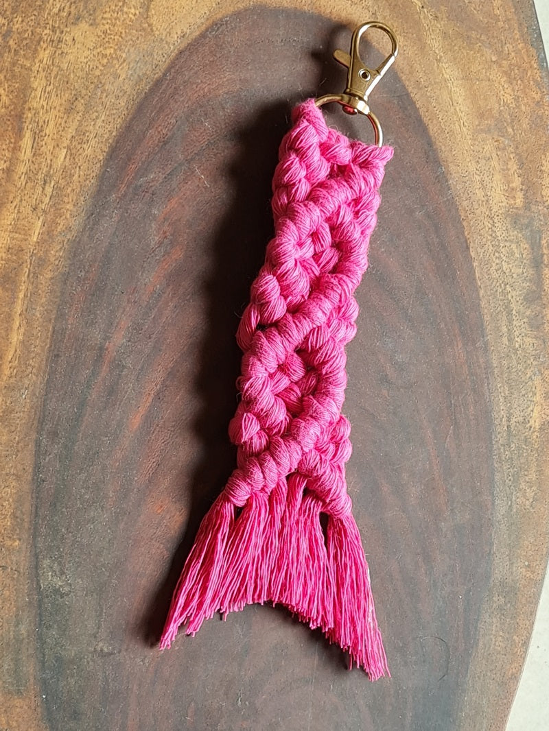 Macrame Handmade Fishtail Keyring