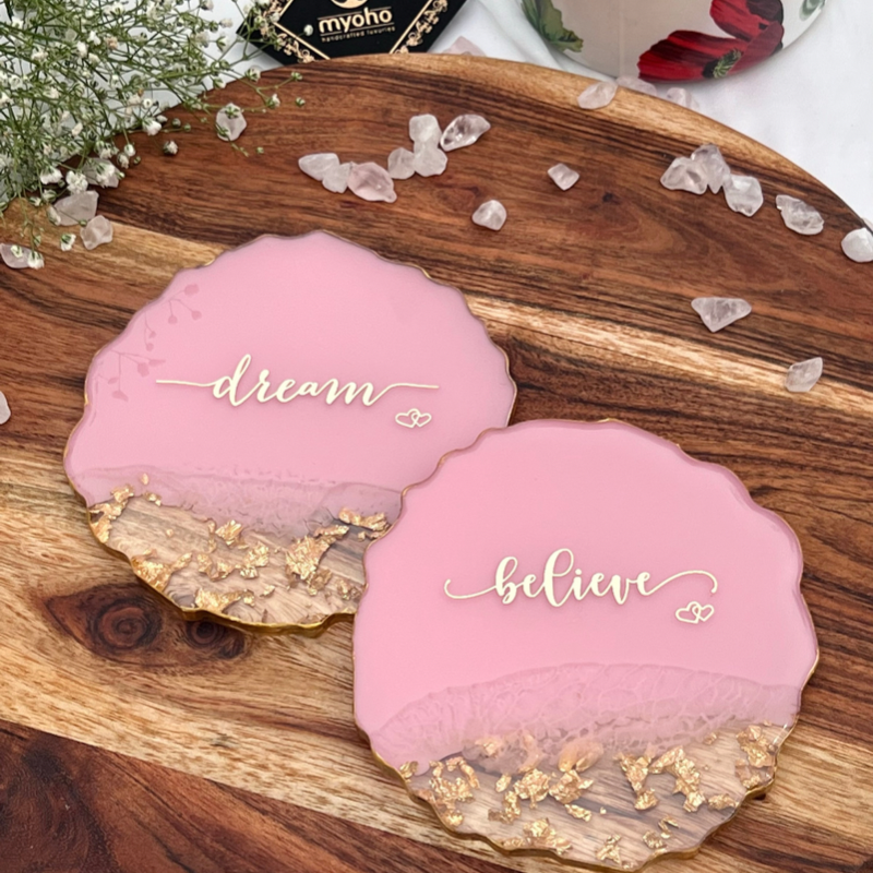 Affirmations Resin Coasters (Set of 2 / 4)