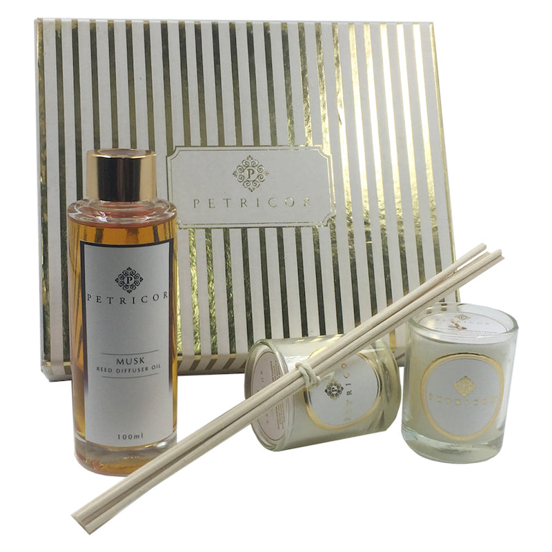 Musk Diffuser & Candles Gift Set (Classic Collection)