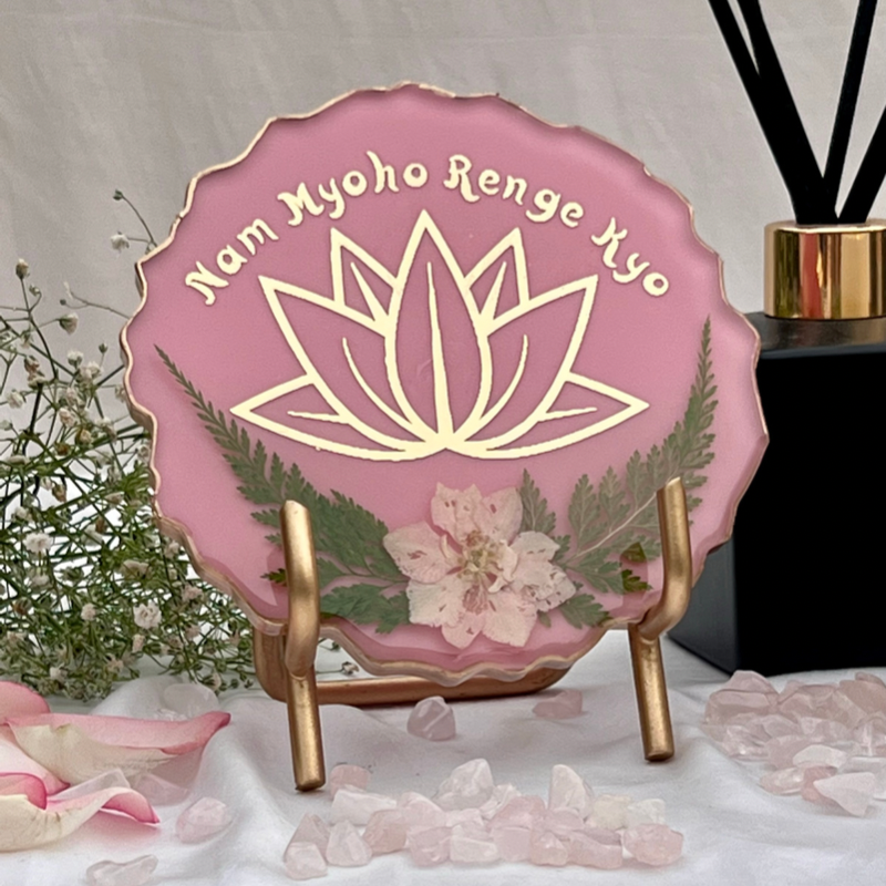 Nam Myoho Renge Kyo Resin Plate