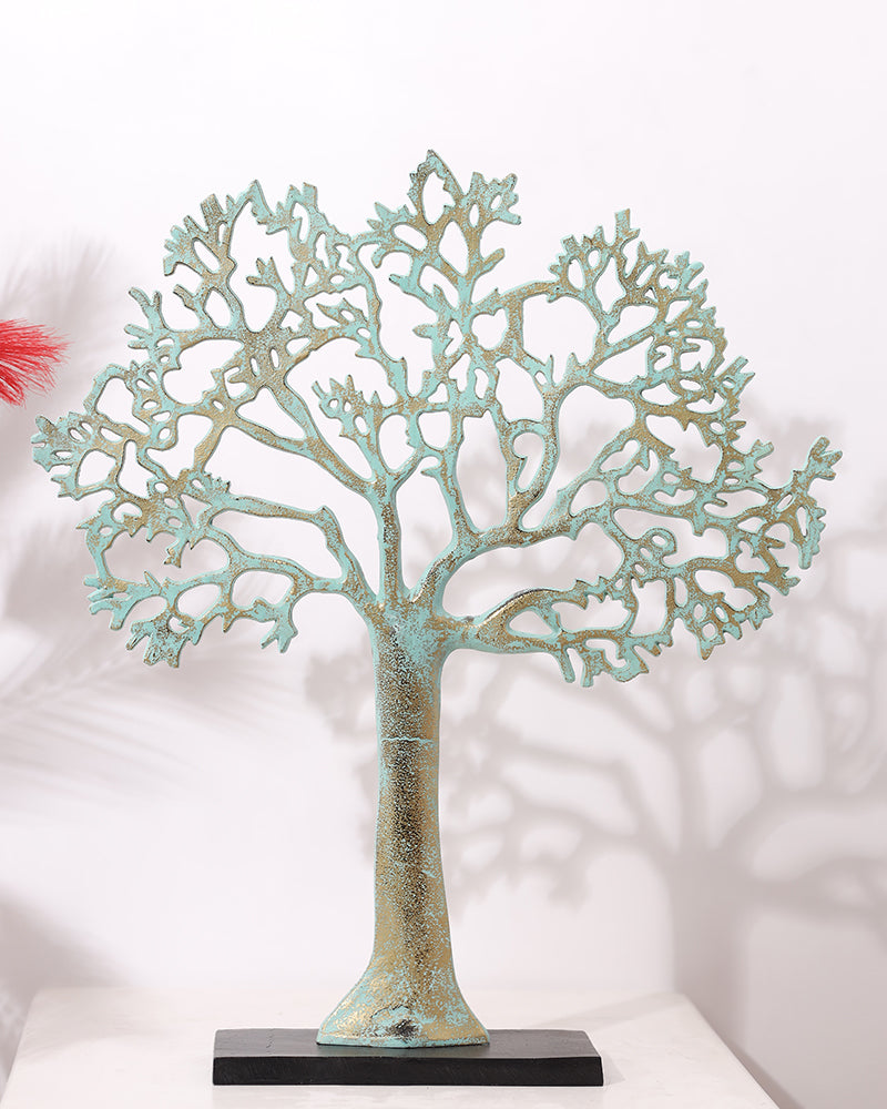 Coloured Tree Table Top Metal Decorative