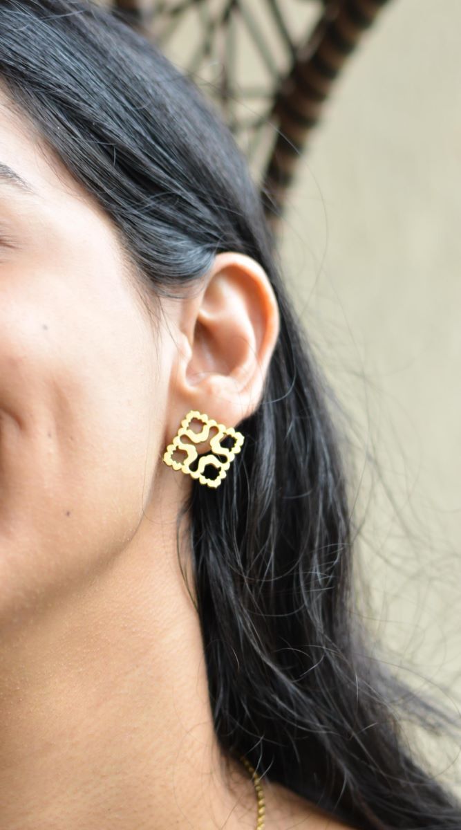 Padma Kunj Stud Earrings