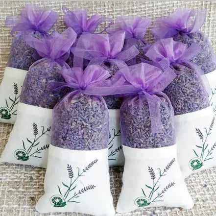 Lavender Sleep Aid - Dried Lavender Pillow Sachets / Air Freshener / Closet Fragrance