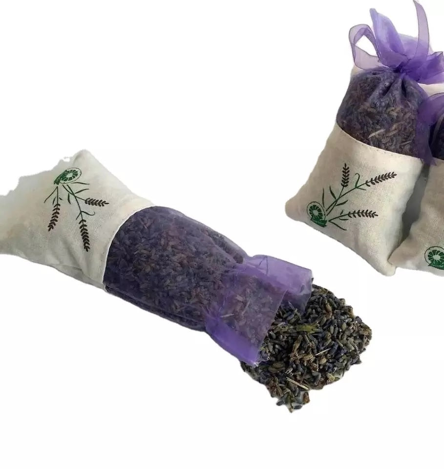 Lavender Sleep Aid - Dried Lavender Pillow Sachets / Air Freshener / Closet Fragrance