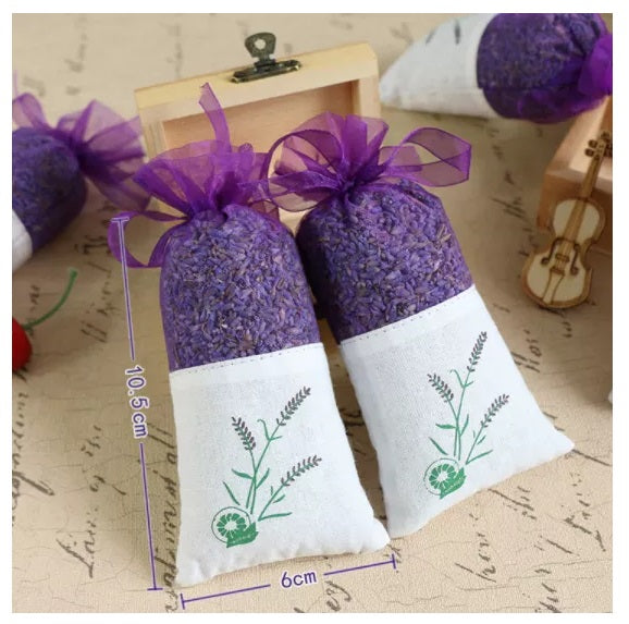 Lavender Sleep Aid - Dried Lavender Pillow Sachets / Air Freshener / Closet Fragrance