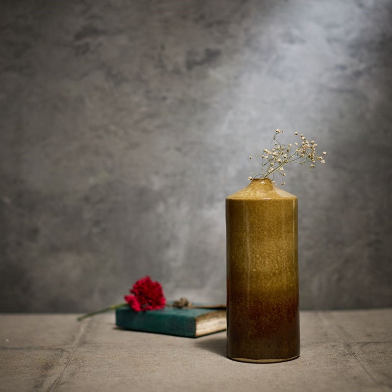 Bronze Earthern Beauty Ceramic Vase