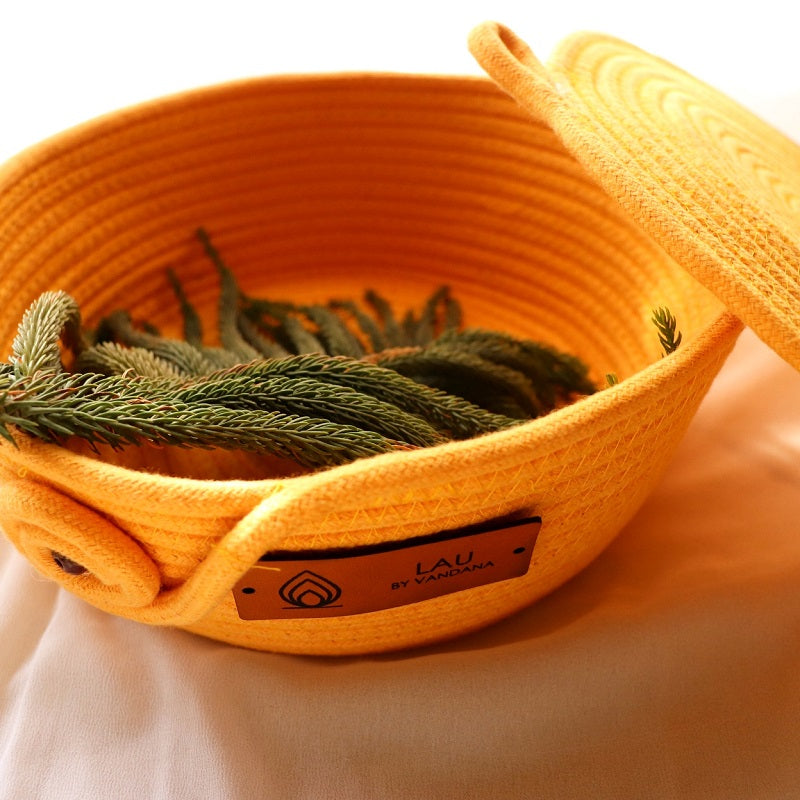 Handmade Pitara Basket with Lid