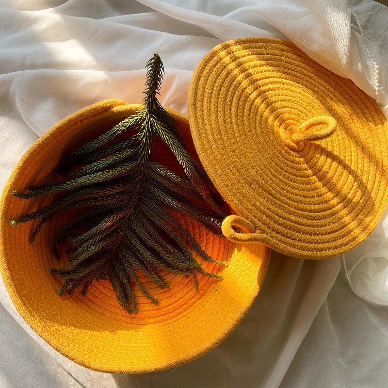 Handmade Pitara Basket with Lid