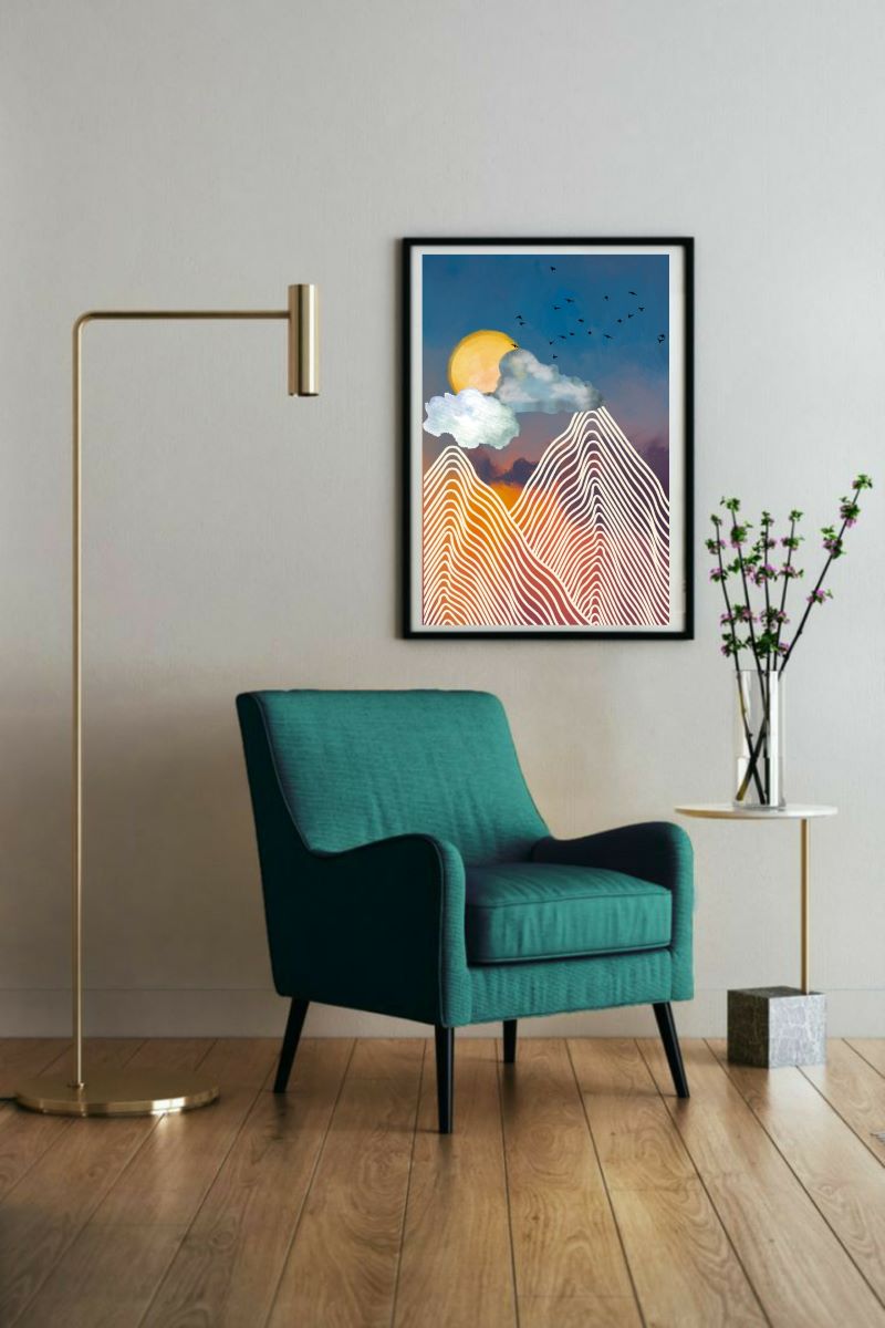 Indian Contemporary Digital Wall Art
