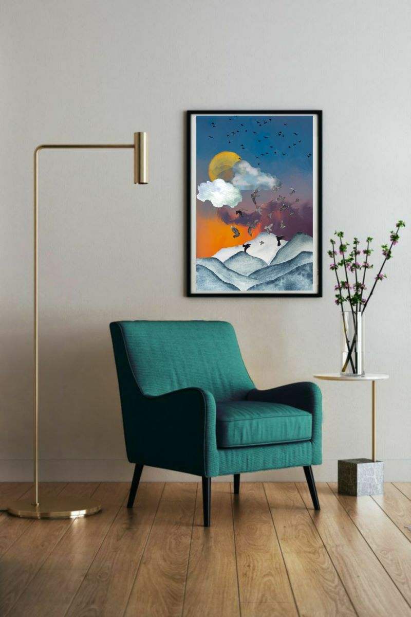 Indian Contemporary Digital Wall Art