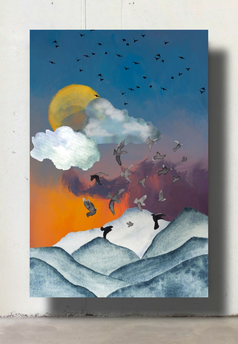 Indian Contemporary Digital Wall Art