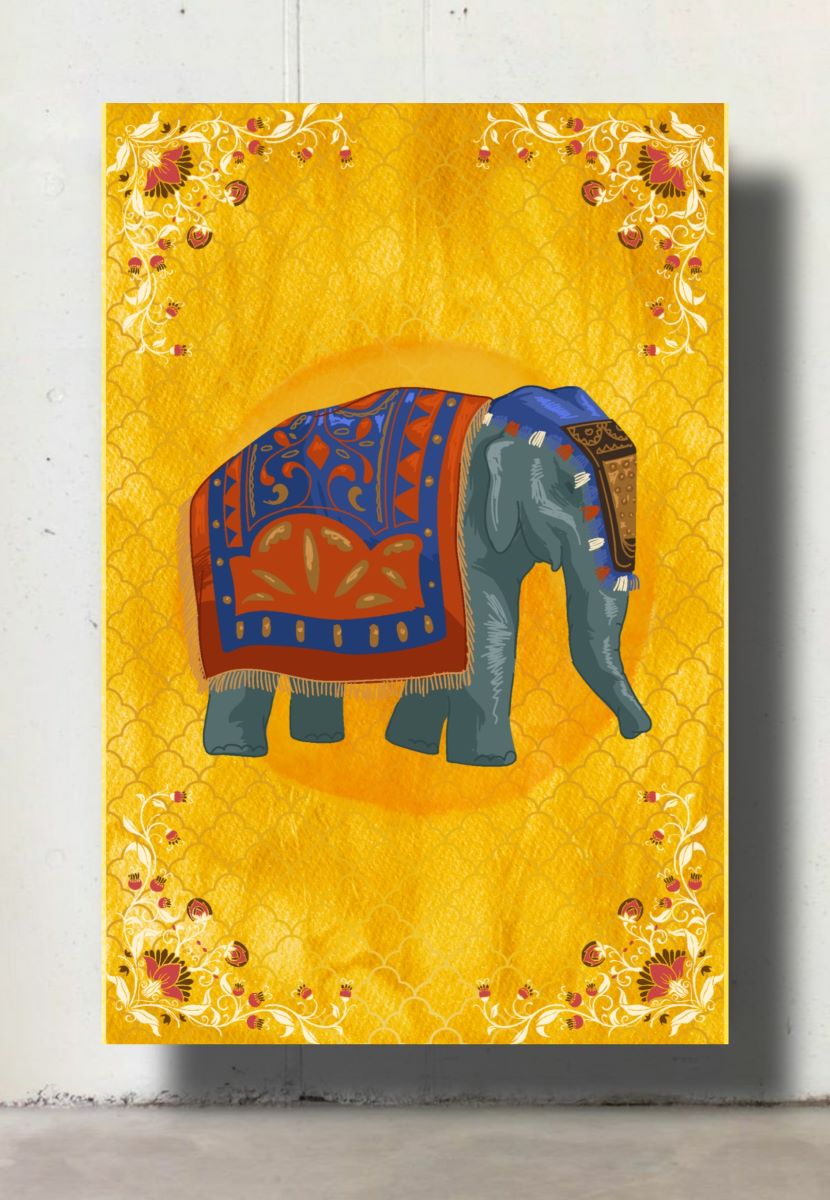 Indian Contemporary Digital Wall Art