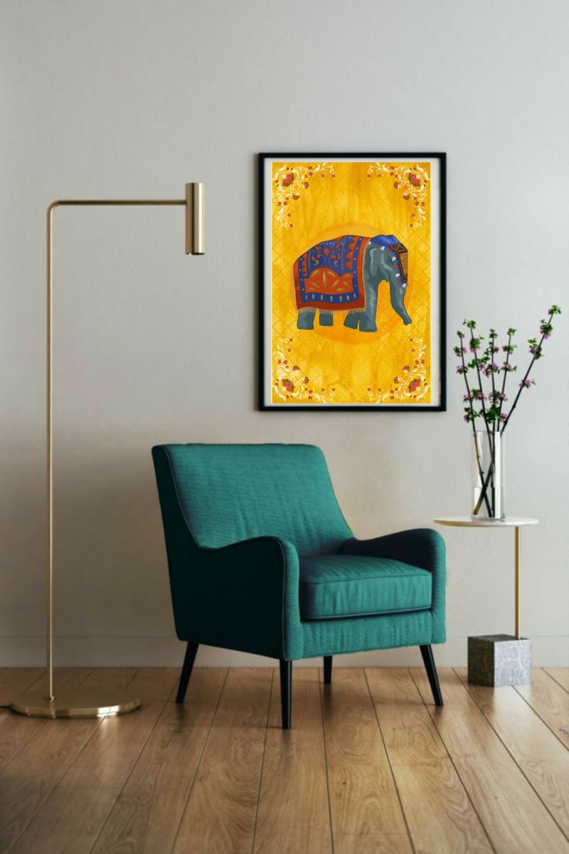 Indian Contemporary Digital Wall Art