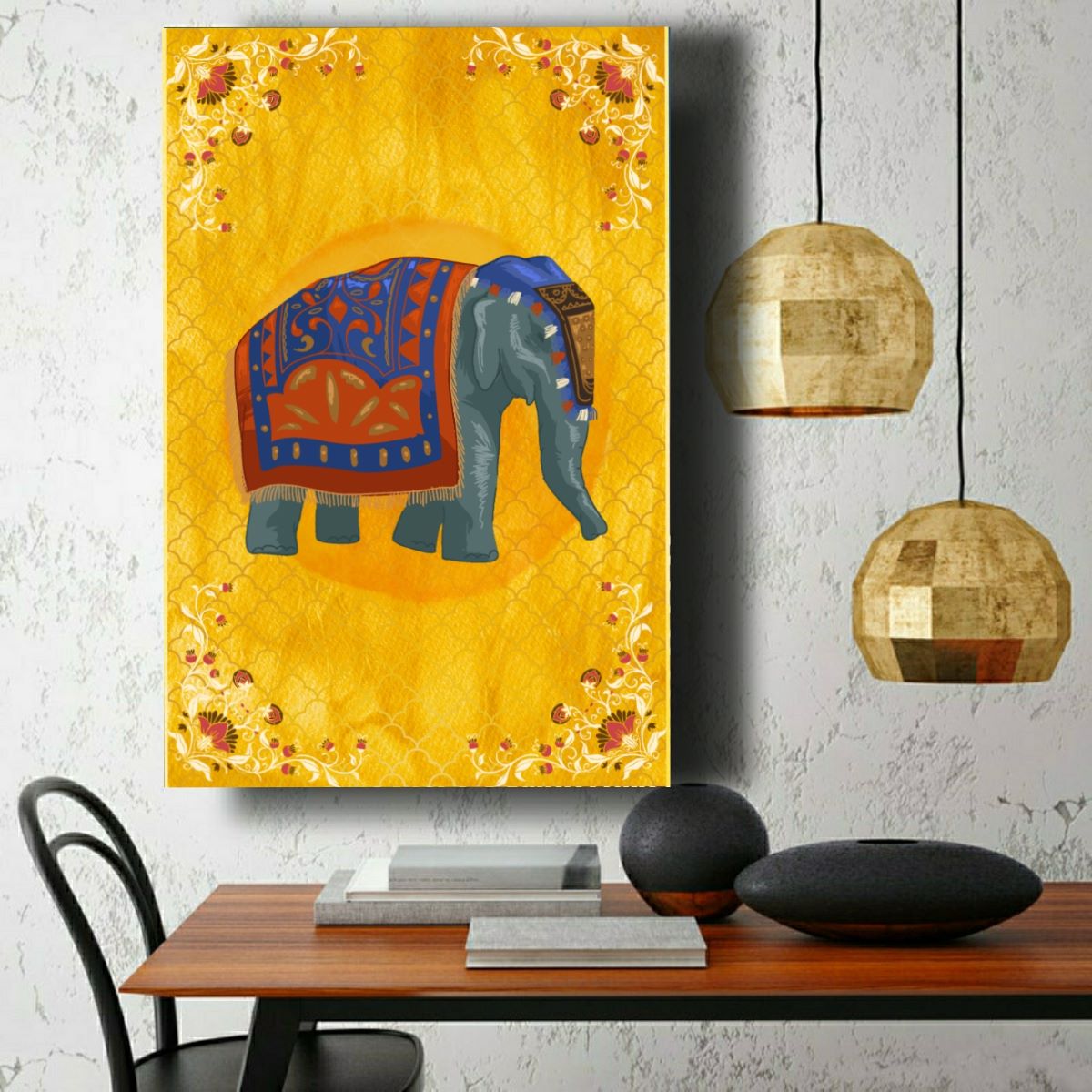 Indian Contemporary Digital Wall Art