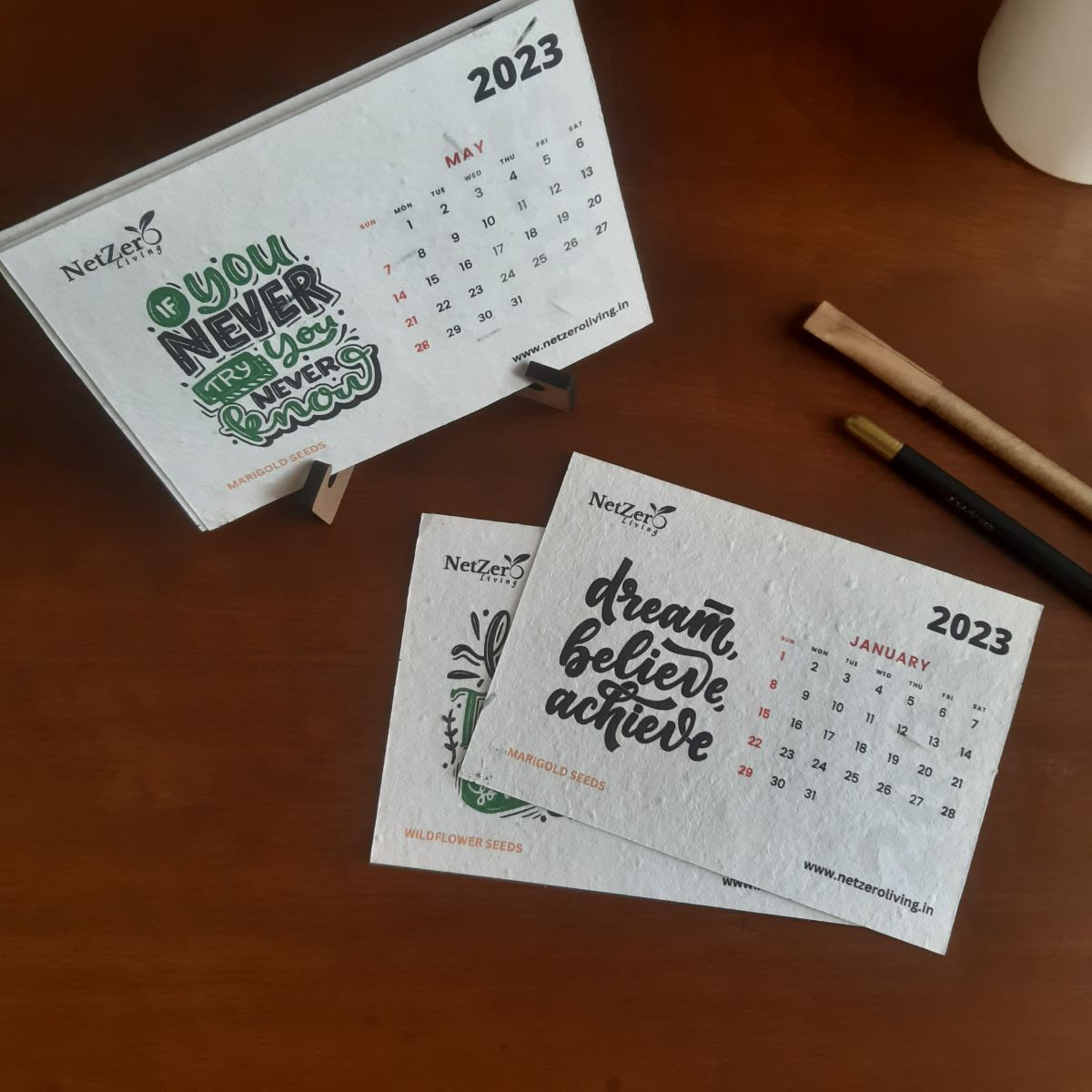 Handmade Plantable Calendars